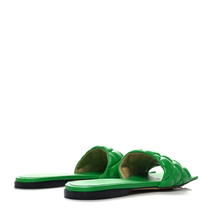 Bottega Veneta Nappa Matelasse Padded Flat Sandals 40 Parakeet 4 of 9