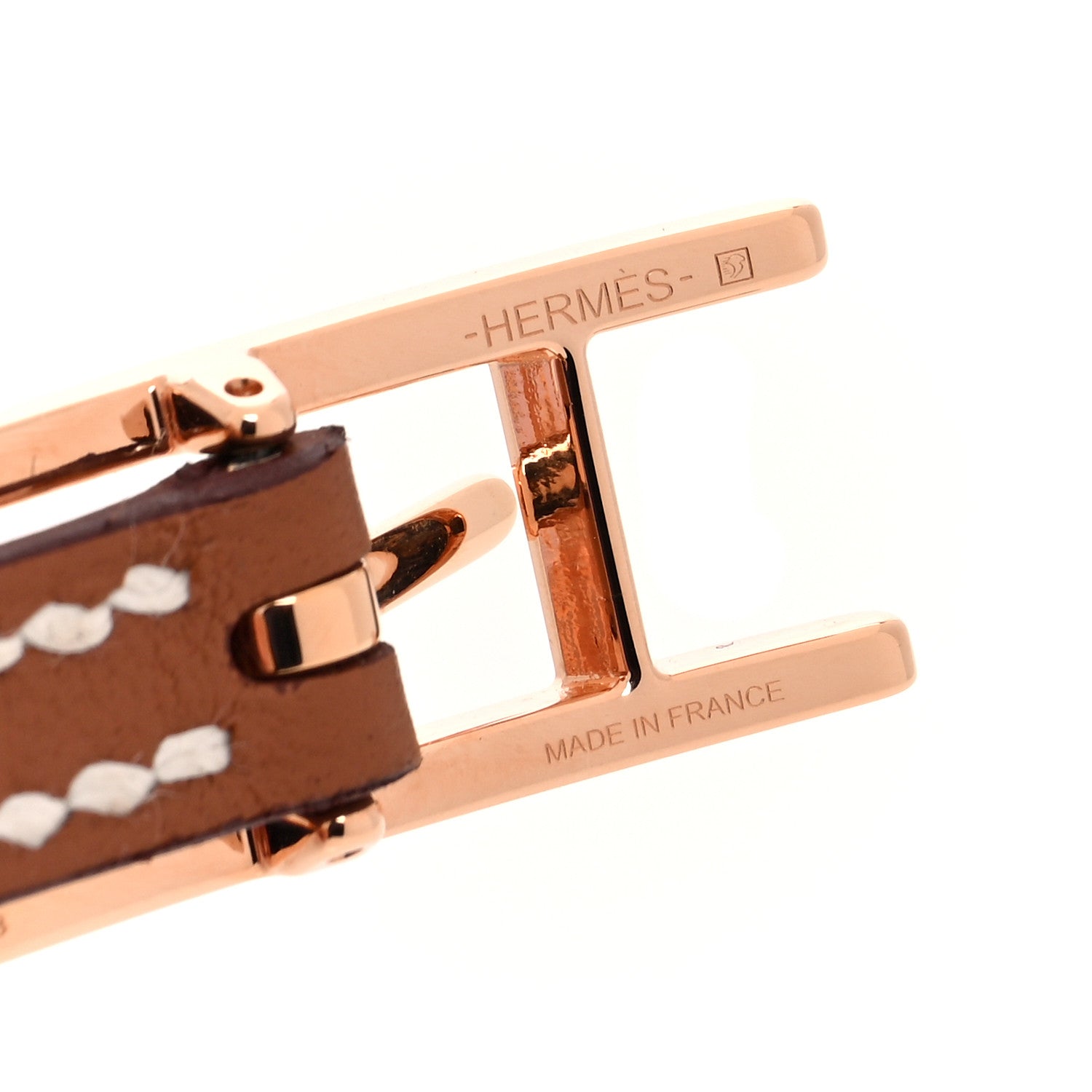 Hermes Swift Behapi Double Tour Bracelet T3 Mauve Pale 4 of 5