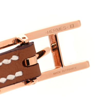 Hermes Swift Behapi Double Tour Bracelet T3 Mauve Pale 4 of 5