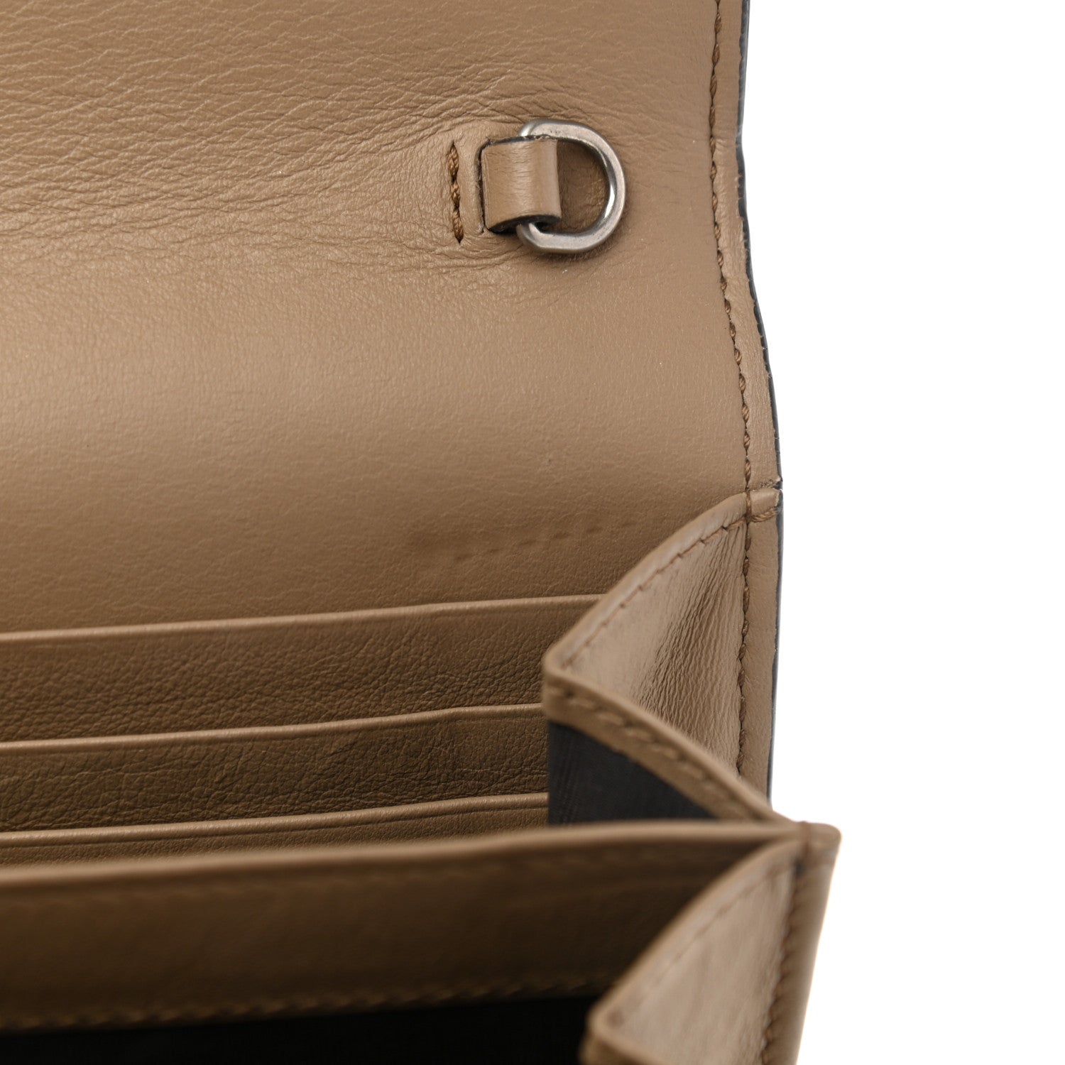 Gucci Suede Mini Dionysus Chain Wallet Taupe 13 of 19