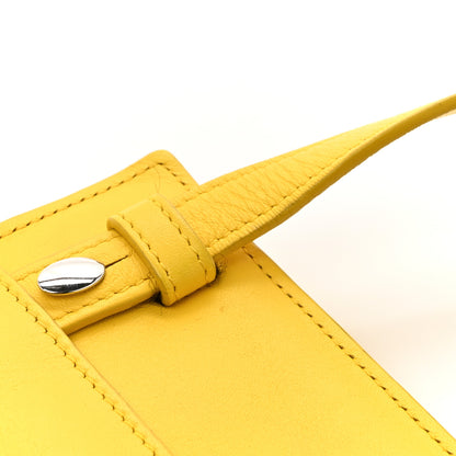 Loewe Calfskin Embossed Large Double Amarillo Pouch Yellow 17 of 17