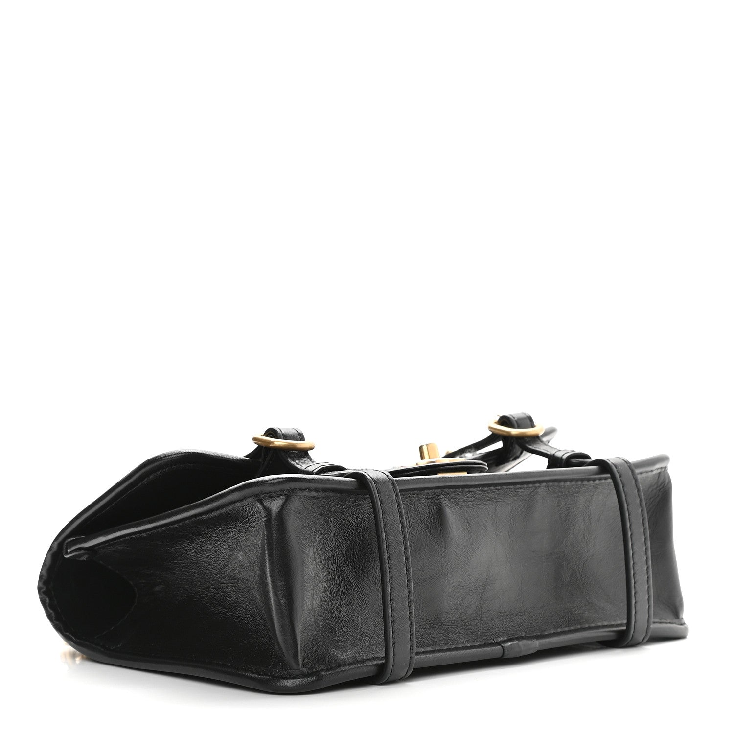 Chanel Aged Calfskin Tweed Quilted City School Flap Black 4 of 9
