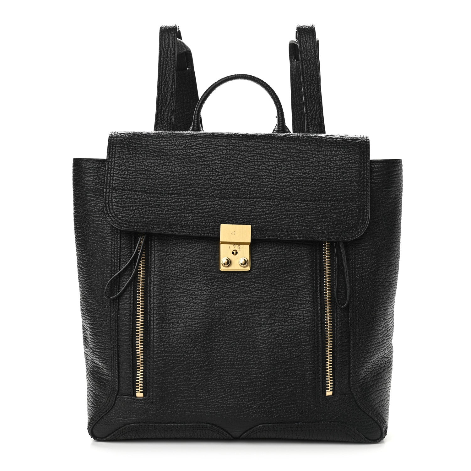 3.1 Phillip Lim Textured Calfskin Pashli Backpack Black 2 of 13