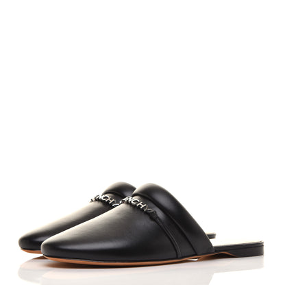 Givenchy Lambskin Elba Logo Mule Slippers 41 Black 3 of 11