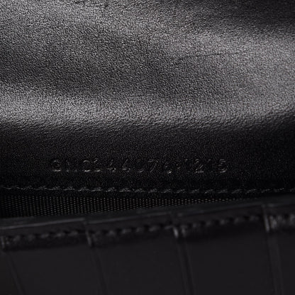 Saint Laurent Toile Monogram Classic Zip Around Wallet Black 7 of 8