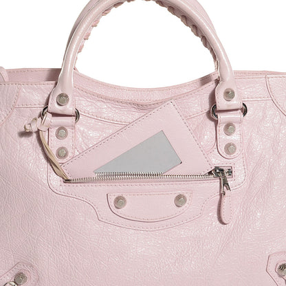 Balenciaga Agneau Giant 12 Silver Hardware City Rose Poudre Rose Petunia 10 of 11