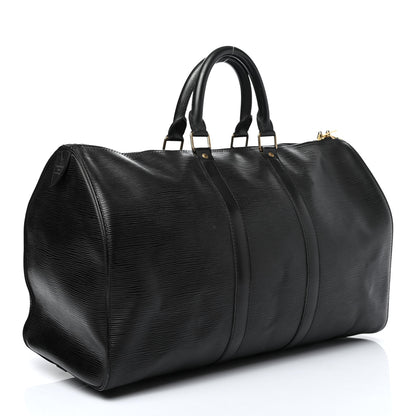 Louis Vuitton Epi Keepall 45 Black 2 of 4