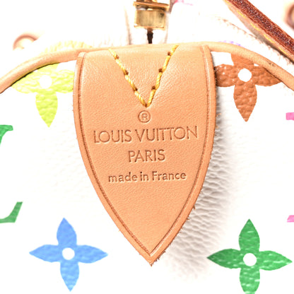 Louis Vuitton Monogram Multicolor Speedy 30 White 5 of 8
