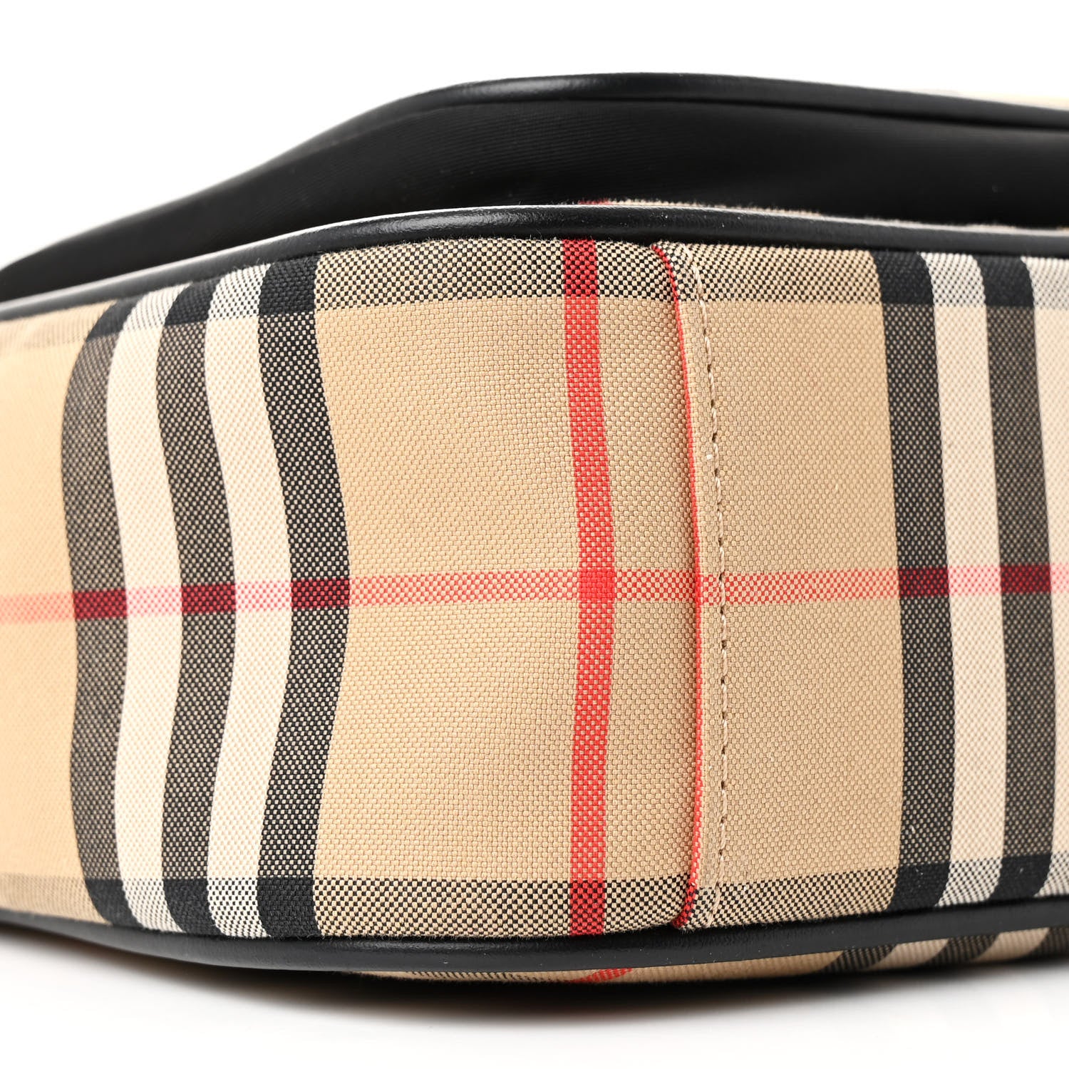 Burberry Vintage Check Calfskin Small Camera Bag Archive Beige 10 of 11