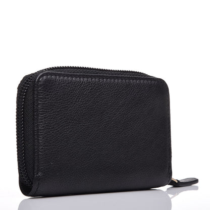 Chanel Calfskin Timeless CC Zip Around Coin Purse Black 3 of 10