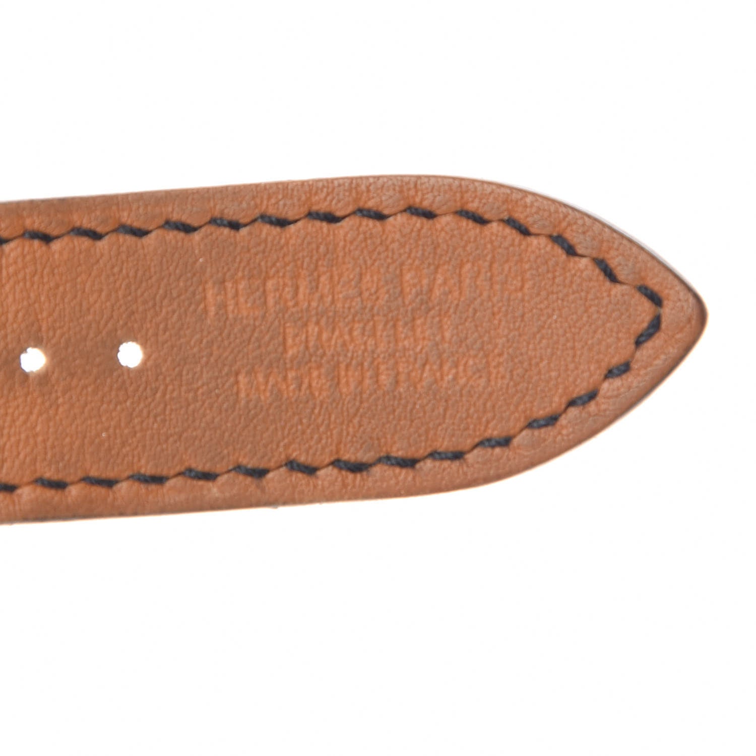 Hermes Barenia Equateur Tatouage 38mm Apple Watch Single Tour Band Black 3 of 5