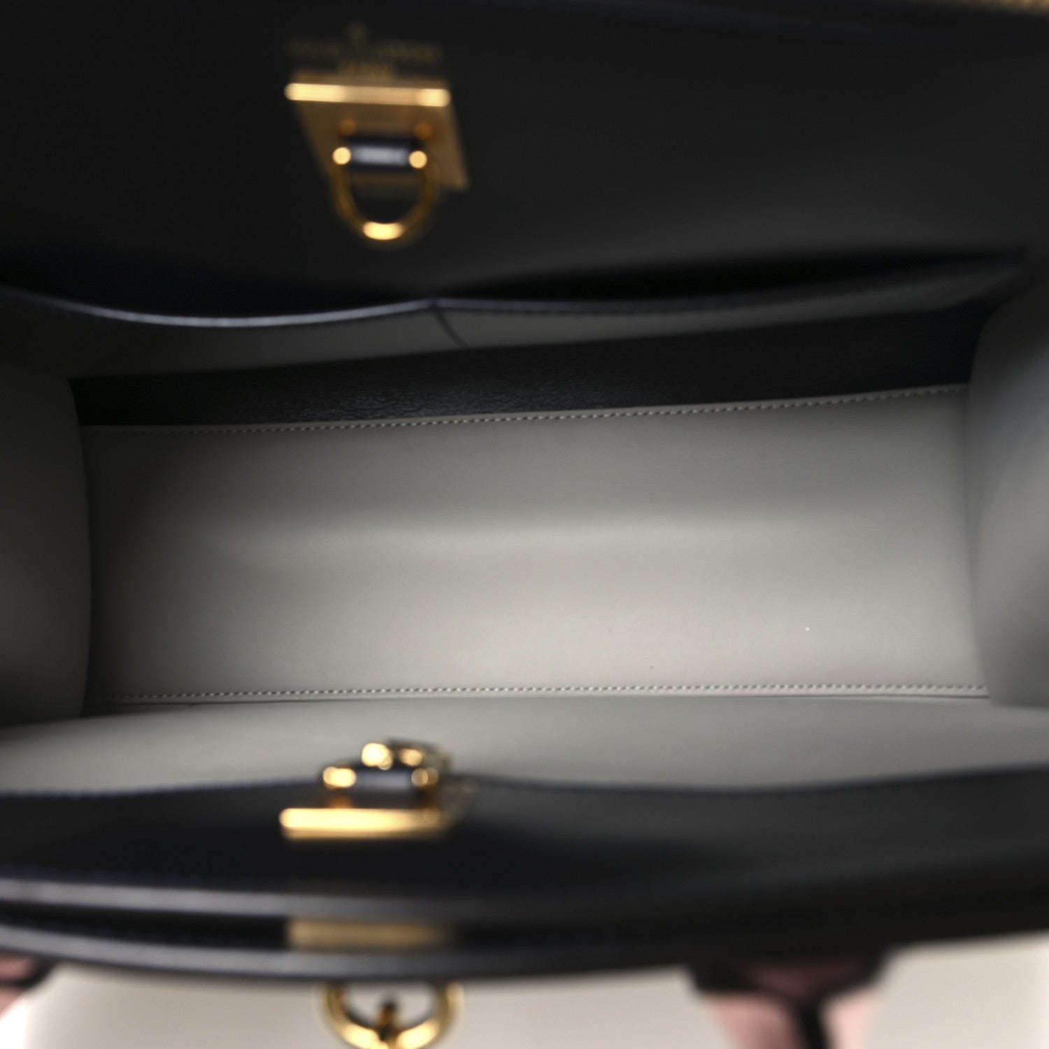 Louis Vuitton Calfskin City Steamer MM Gris Antartica Navy Rose Doux 5 of 12