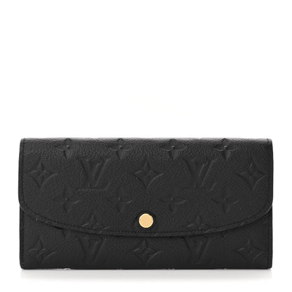 Louis Vuitton Empreinte Emilie Wallet Black Dune 1 of 11
