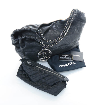 Chanel Calfskin Coco Cabas Black 10 of 11