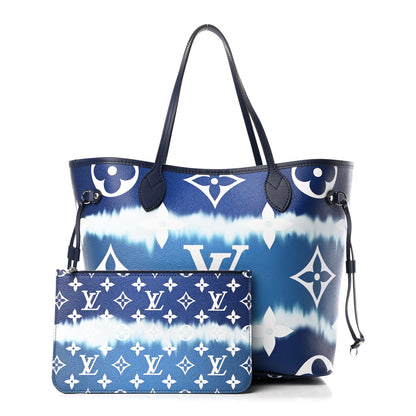 Louis Vuitton Monogram Escale Neverfull MM Blue 1 of 4