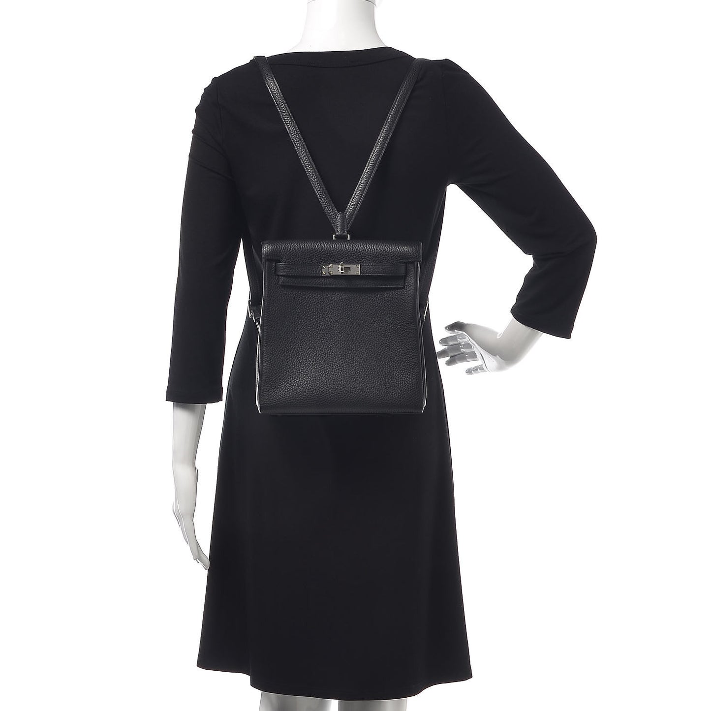 Taurillon Clemence Kelly Ado Backpack Black