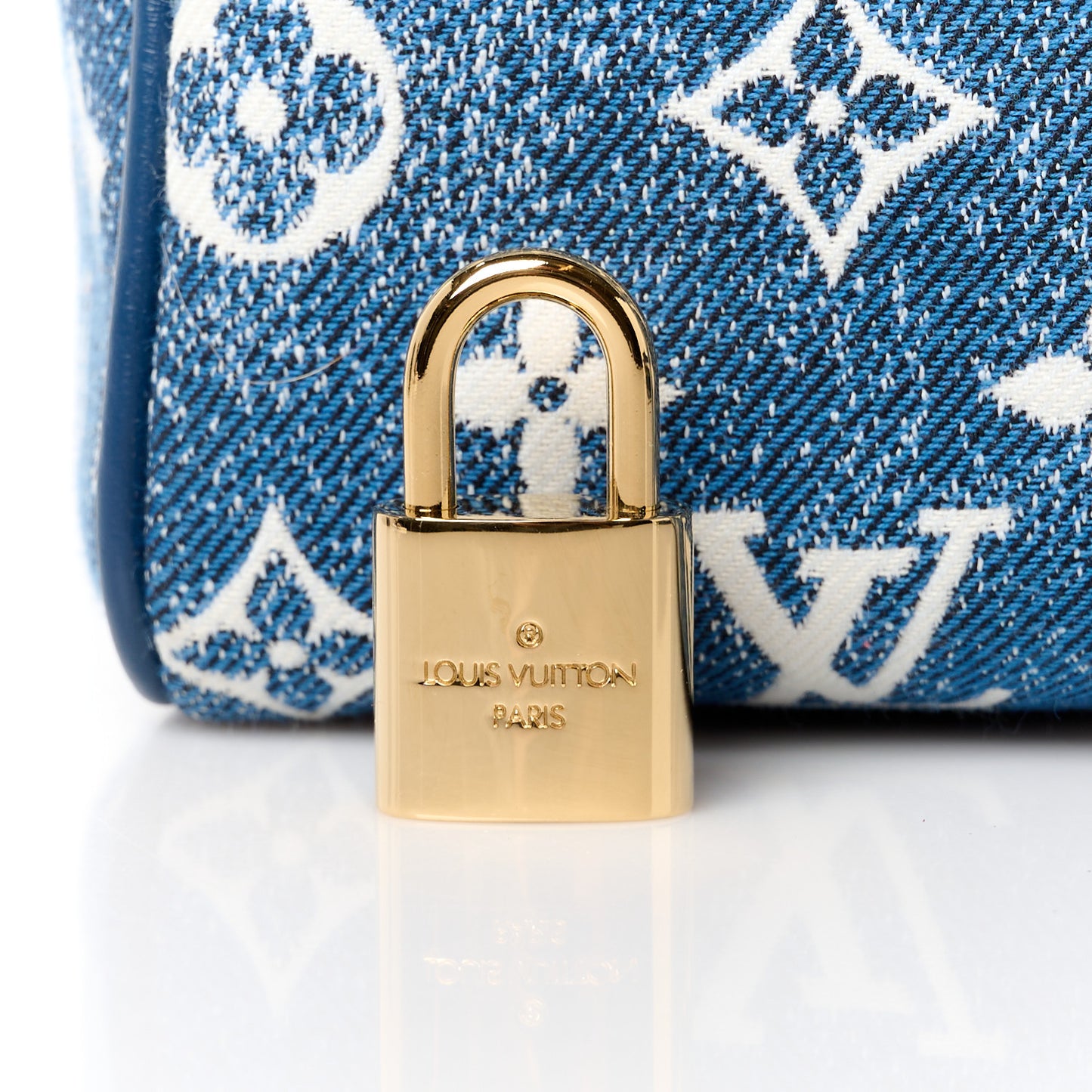 Monogram Jacquard Denim Speedy Bandouliere 25 Bleu