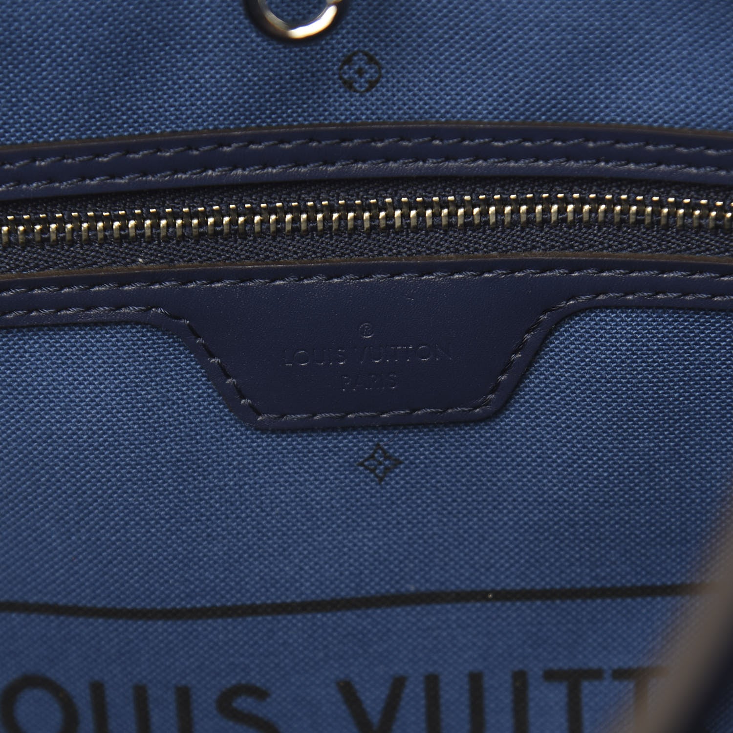 Louis Vuitton Monogram Escale Neverfull MM Blue 8 of 12