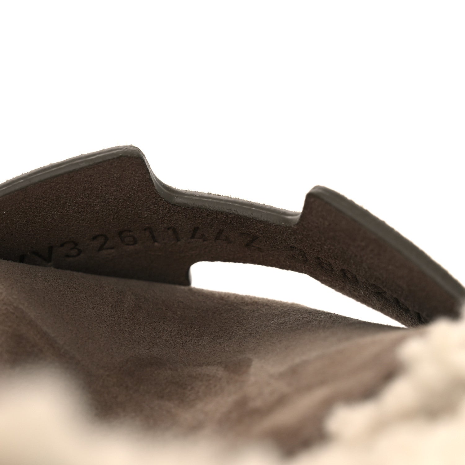 Hermes Suede Goatskin Shearling Go Mules 38 Brun Frume Ecru 10 of 11