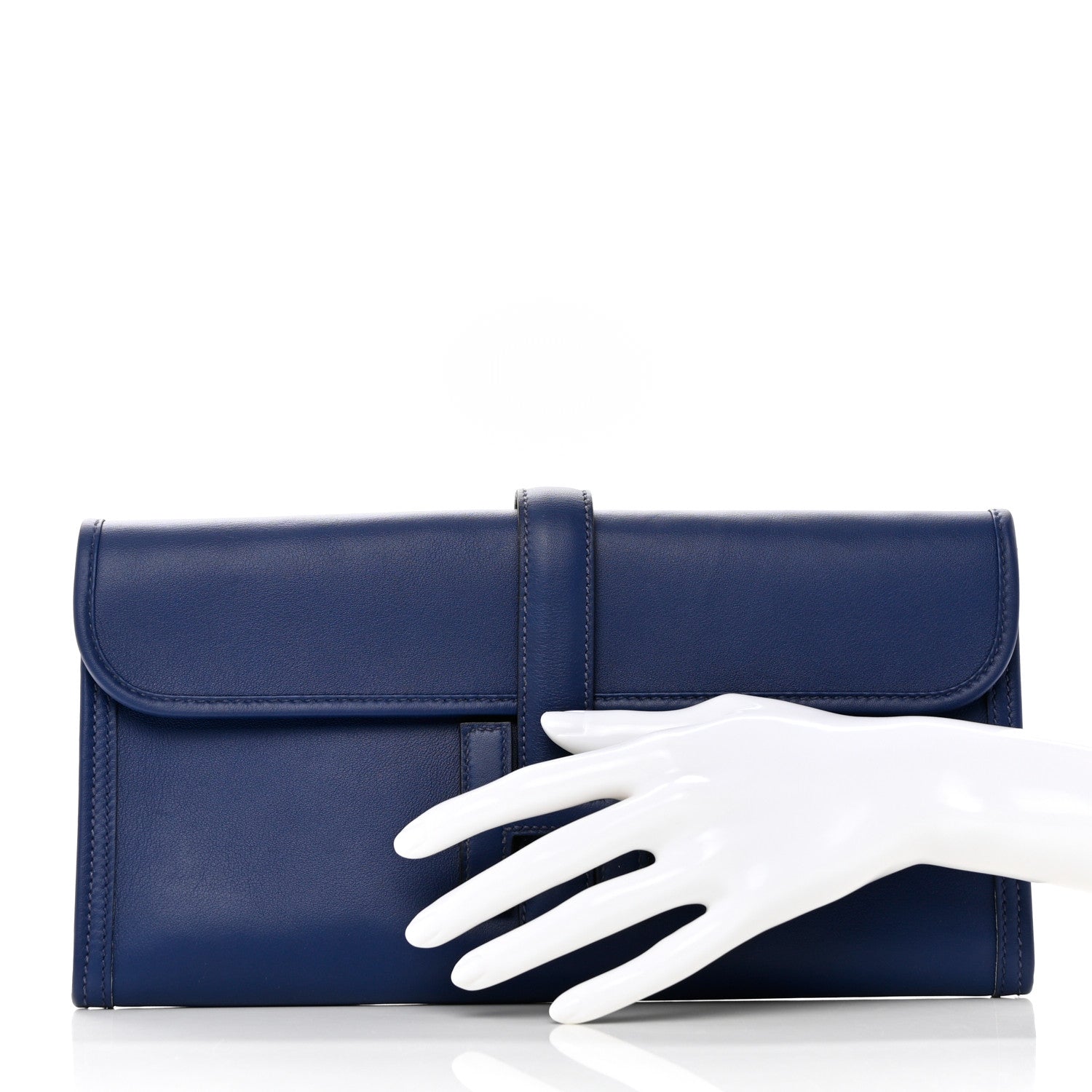 Hermes Swift Jige Elan 29 Clutch Bleu Saphir 2 of 7