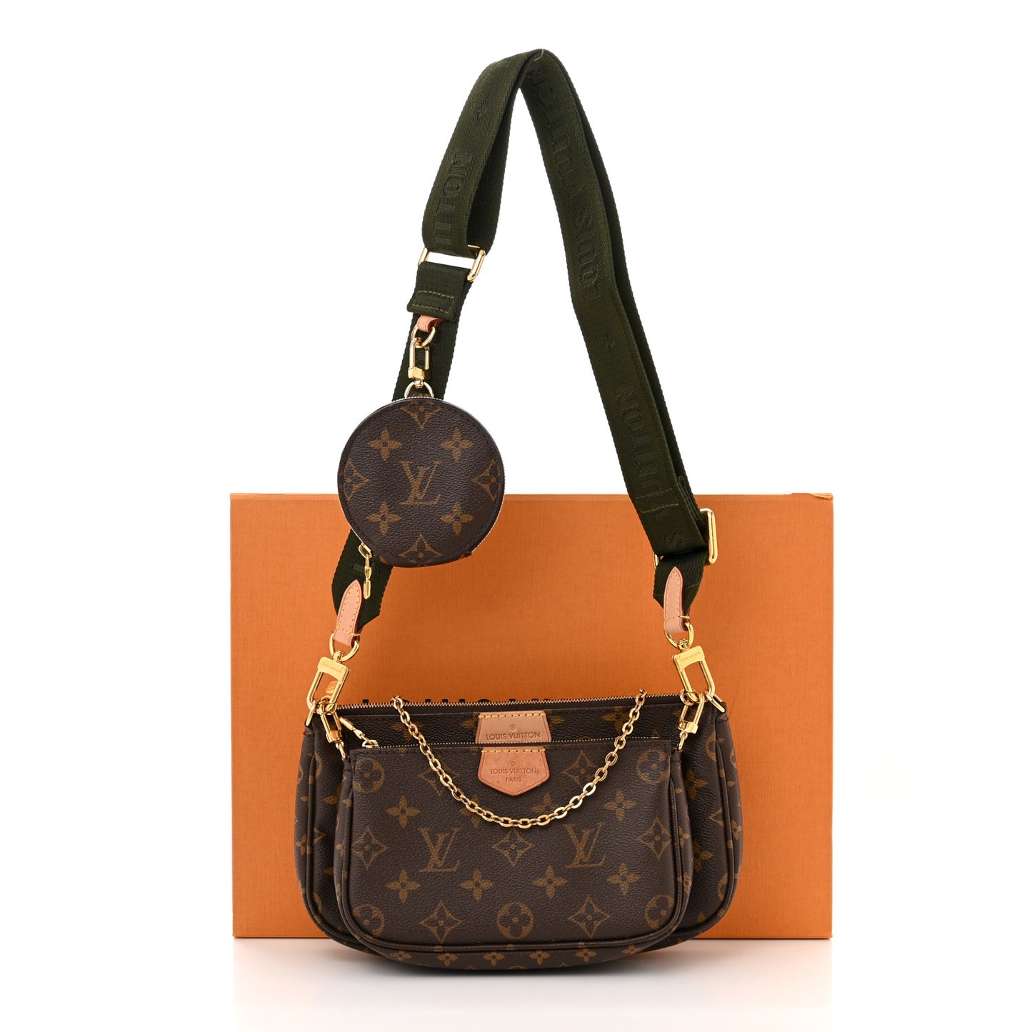 Monogram Multi Pochette Accessories Kaki