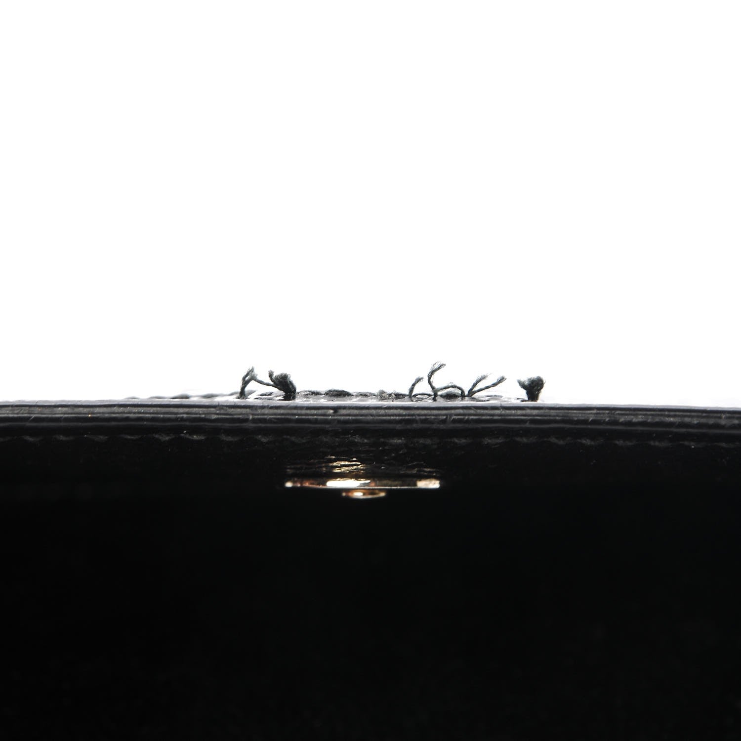 Saint Laurent Textured Patent Monogram Small Belle De Jour Clutch Black 7 of 7