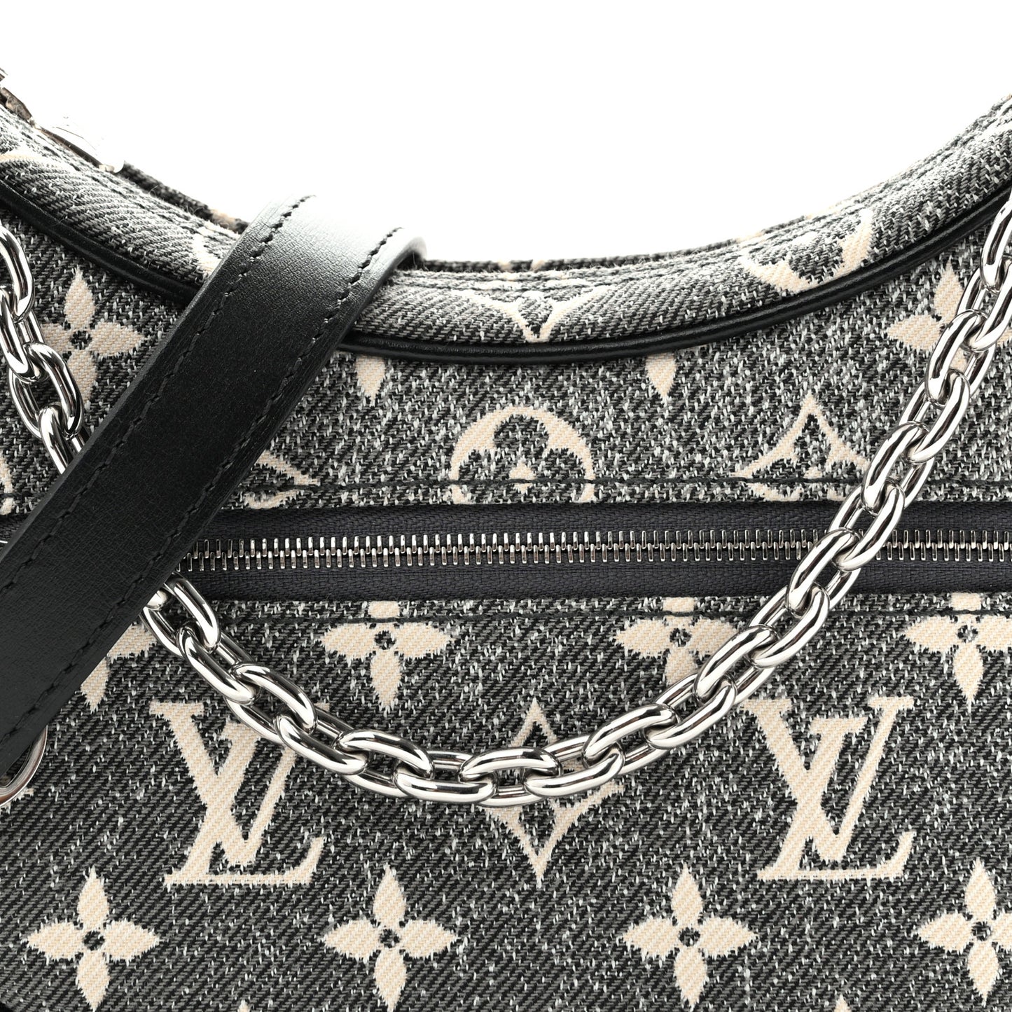 Monogram Jacquard Denim Loop Bleu