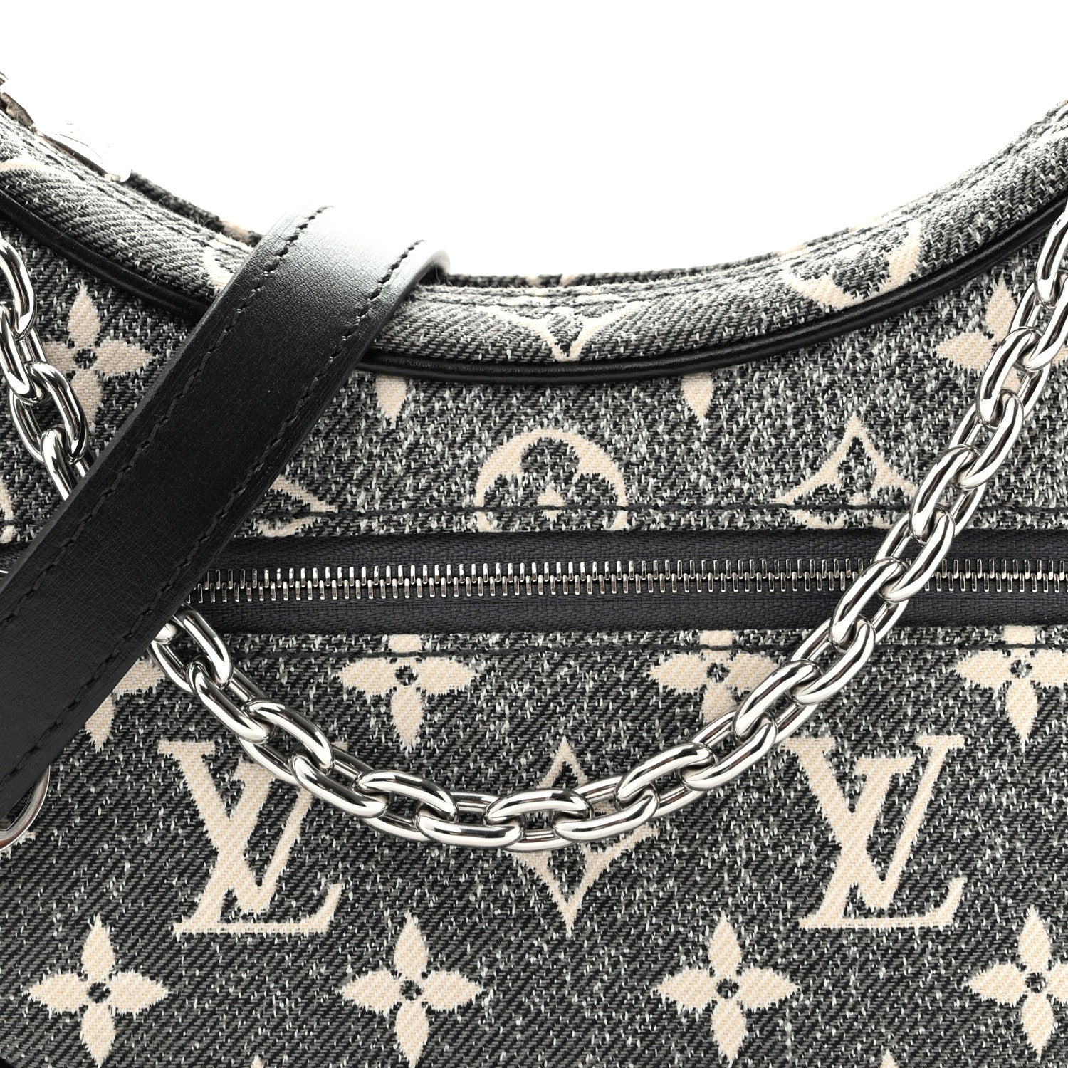 Louis Vuitton Monogram Jacquard Denim Loop Bleu 6 of 10
