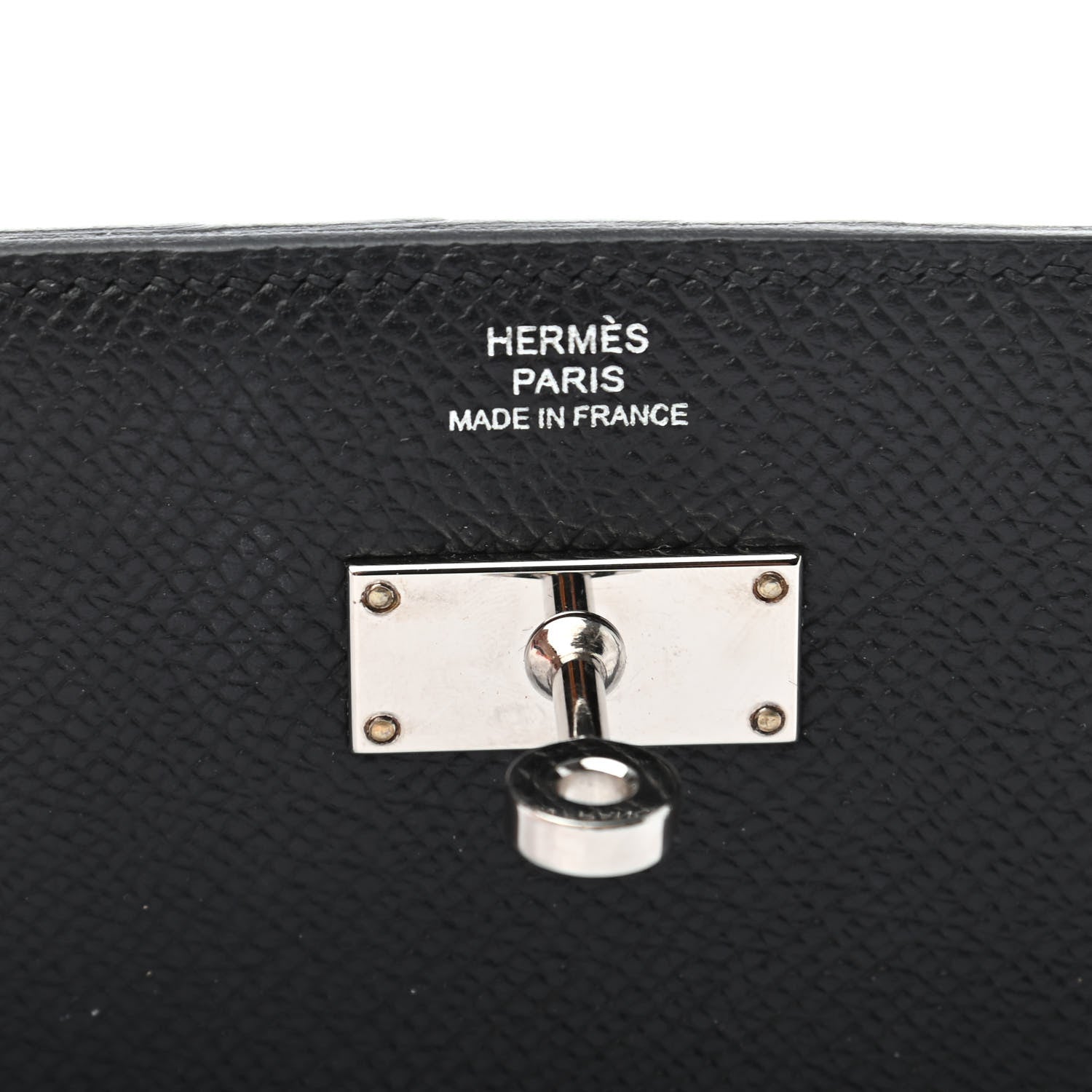Hermes Epsom Medium Kelly Wallet Black 5 of 7