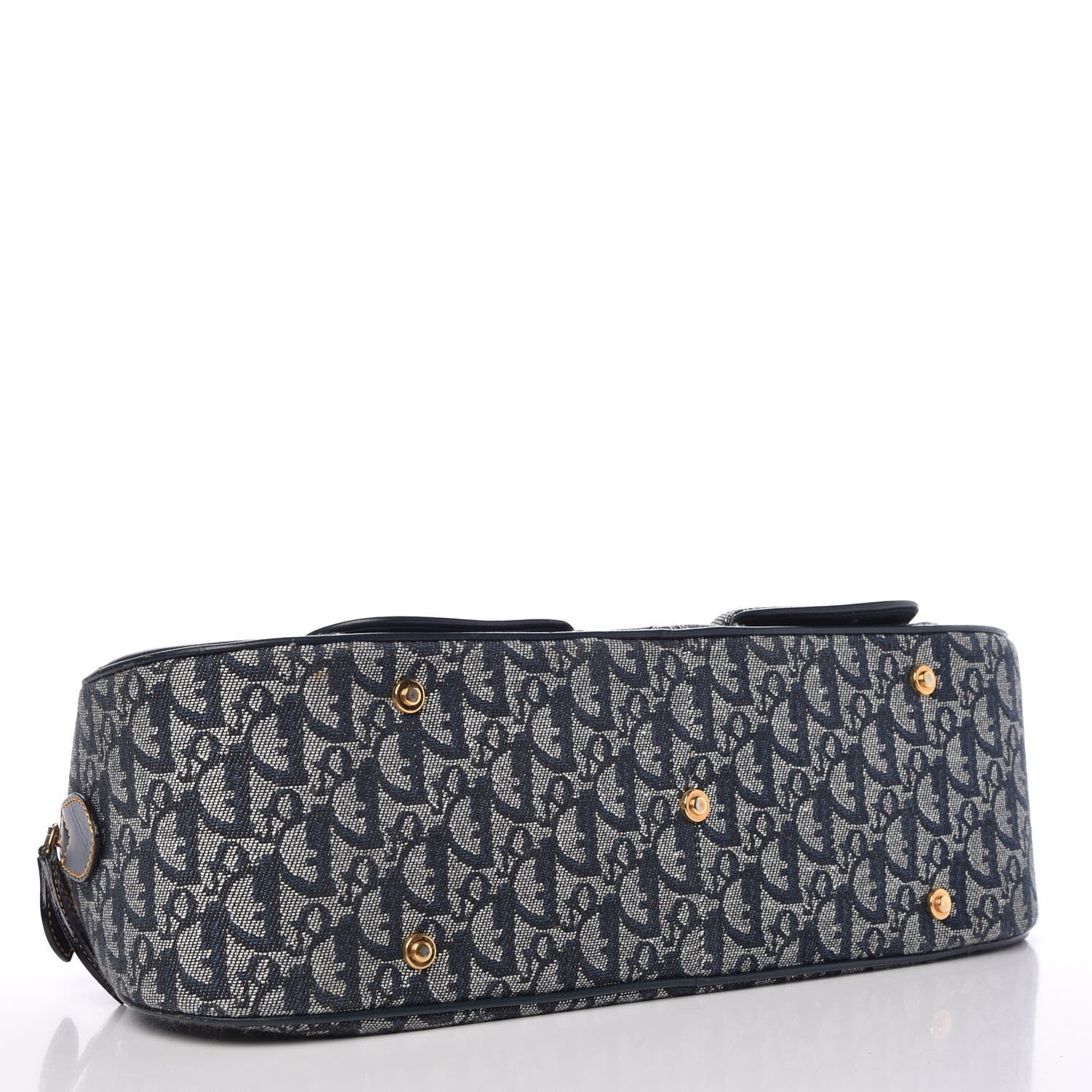Christian Dior Monogram Saddle Bowler Navy 4 of 16