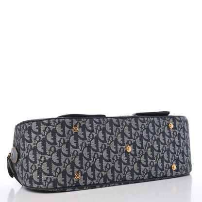 Christian Dior Monogram Saddle Bowler Navy 4 of 16
