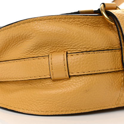 Chloe Calfskin Mini Marcie Round Crossbody Bag Honey Gold 11 of 12