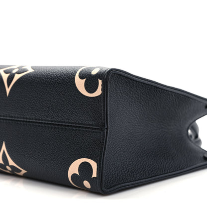 Louis Vuitton Empreinte Monogram Giant Onthego PM Black Beige 8 of 8