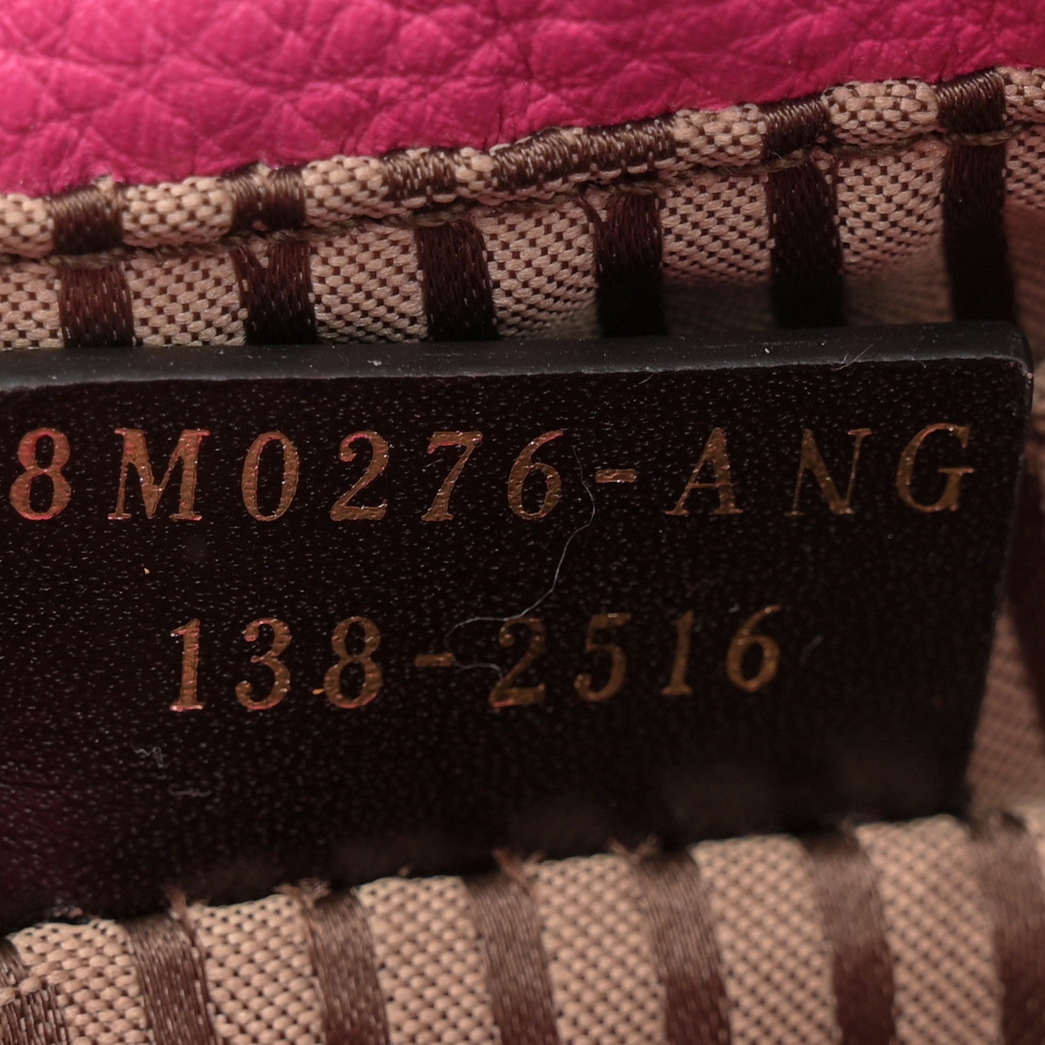 Fendi Vitello Flamingo Fendista Pouchette Crossbody Lampone 7 of 11