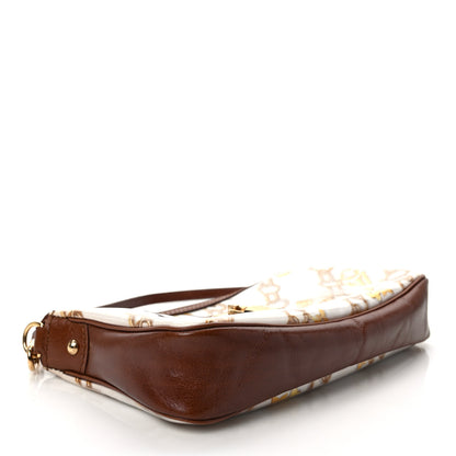 Louis Vuitton Monogram Charms Pochette Accessories Bag White 4 of 7