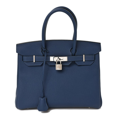 Hermes Togo Birkin 30 Deep Bleu 1 of 8