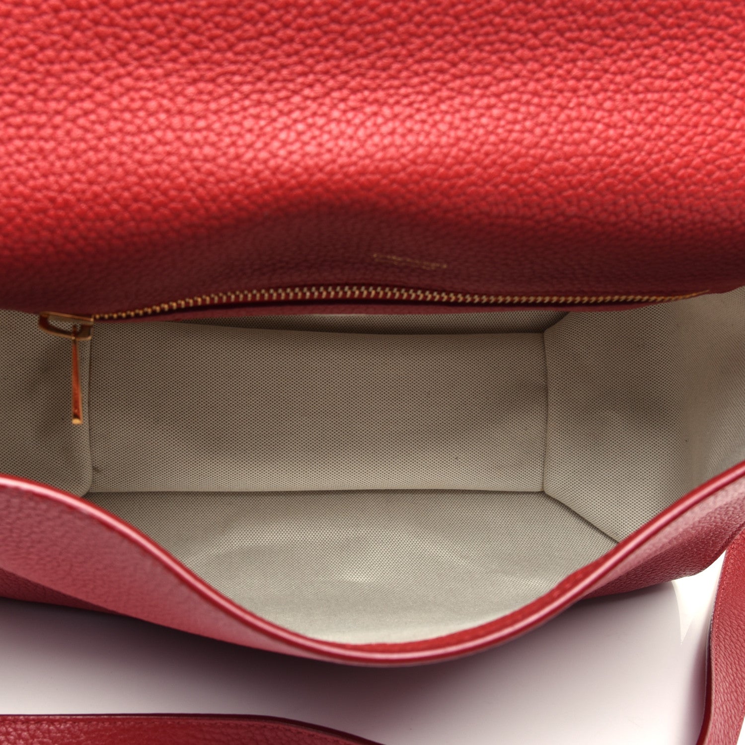 Tom Ford Calfskin Large T Clasp Tara Crossbody Bag Red 5 of 9
