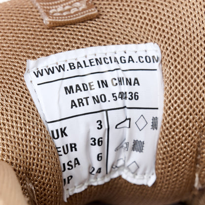 Balenciaga Mesh Rubber Uni-Matte Full Color Womens Track Sneakers 36 Full Beige 8 of 10