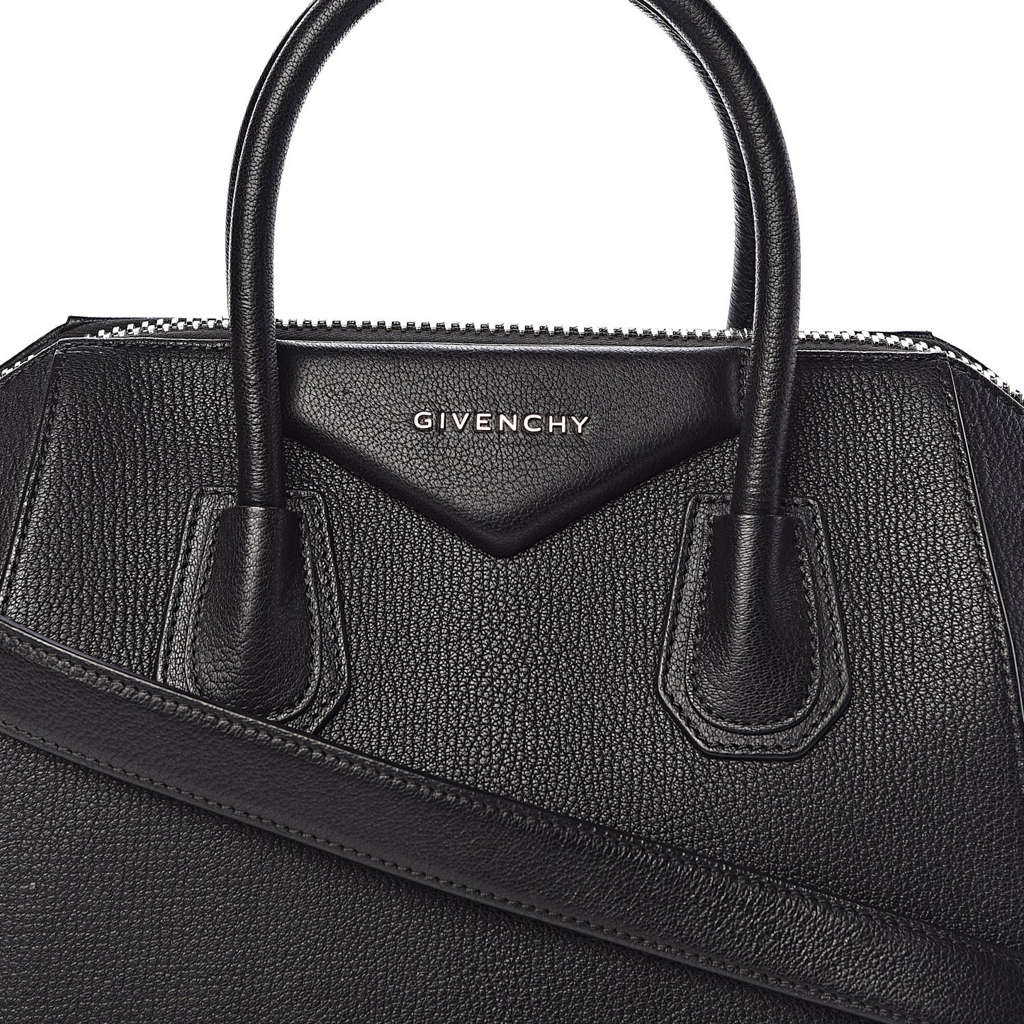 Sugar Goatskin Small Antigona Black