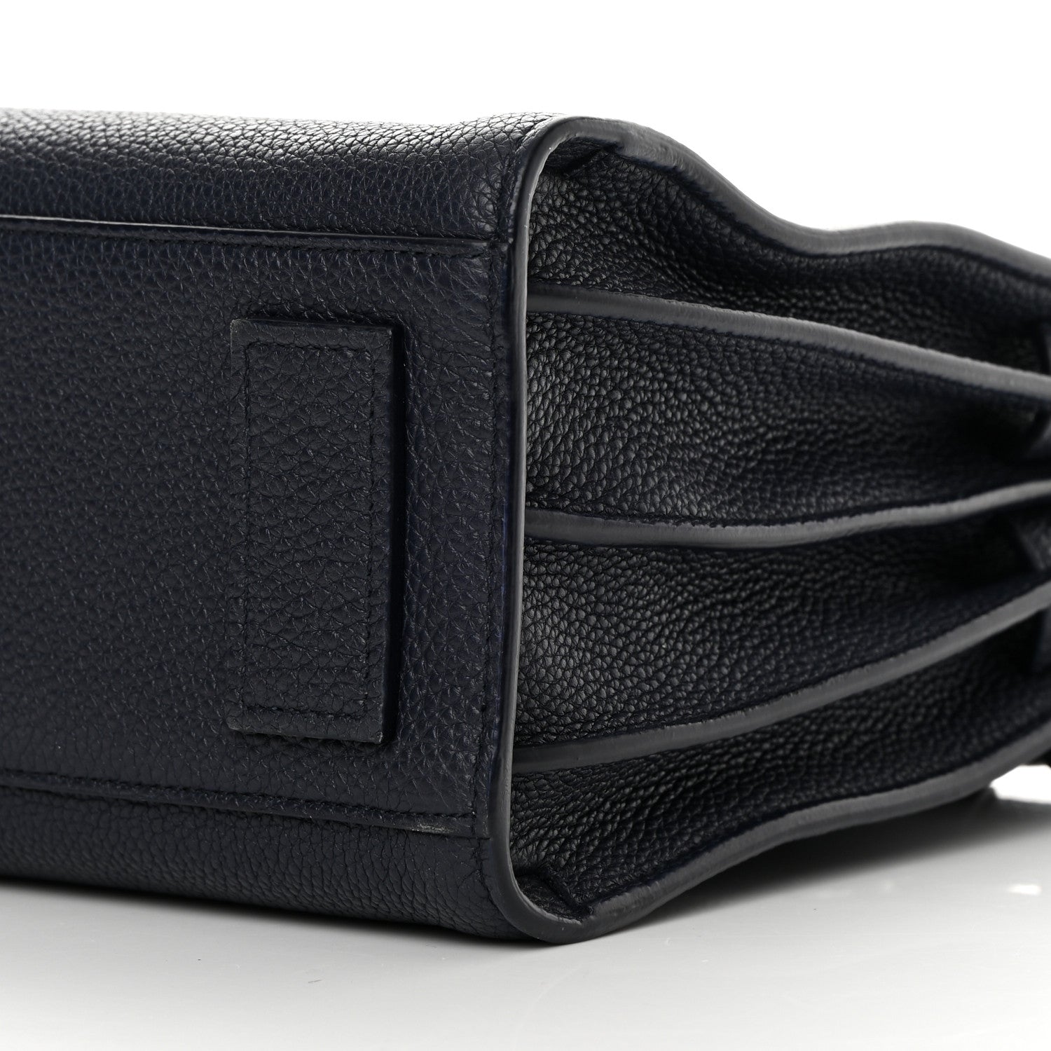 Saint Laurent Grained Calfskin Baby Supple Sac De Jour Navy 10 of 12