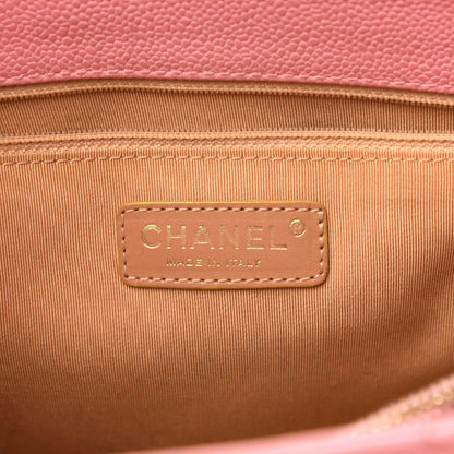 Chanel Caviar Quilted Grand Shopping Tote GST Pink 8 of 15