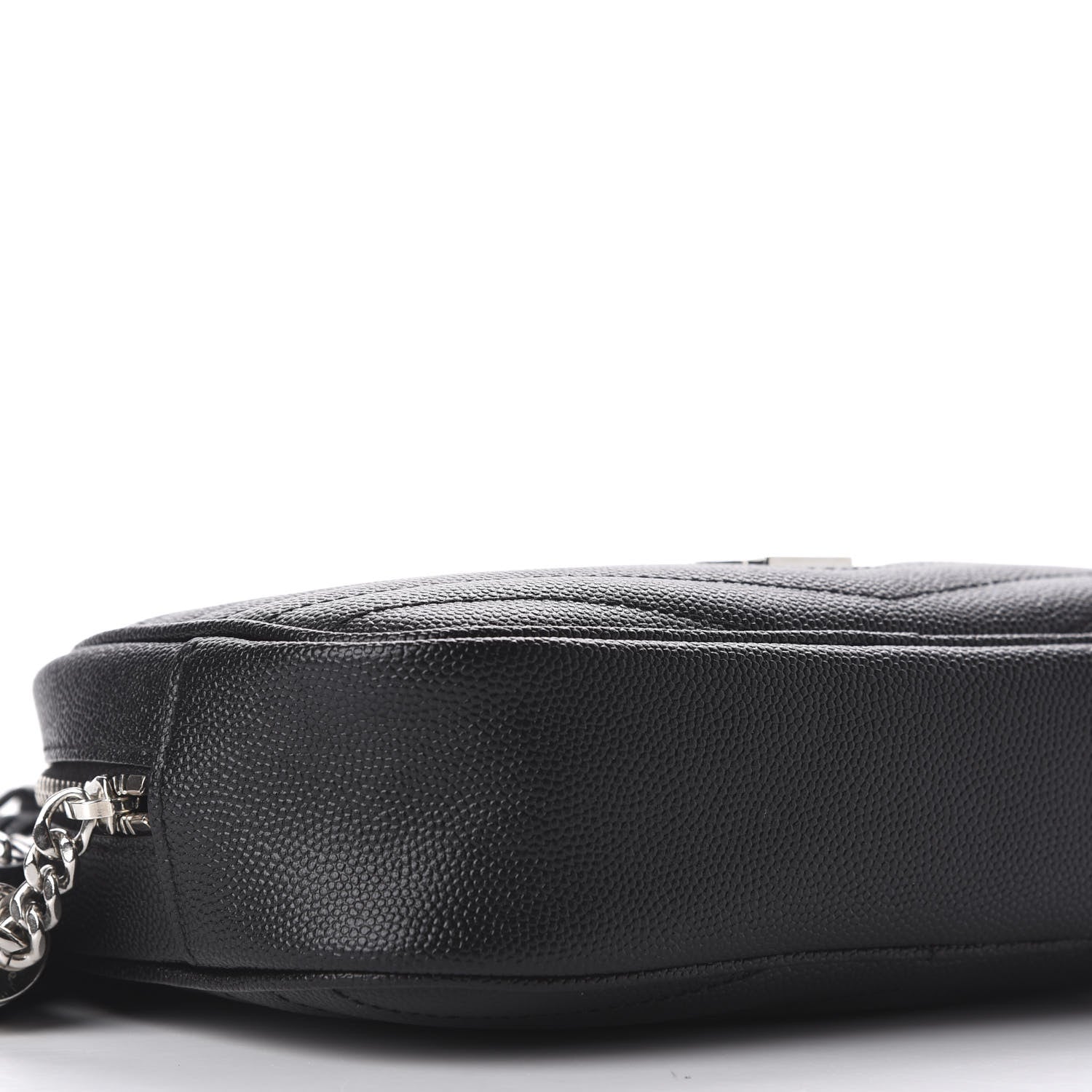 Saint Laurent Grain De Poudre Matelasse Monogram Mini Lou Camera Bag Black 6 of 11