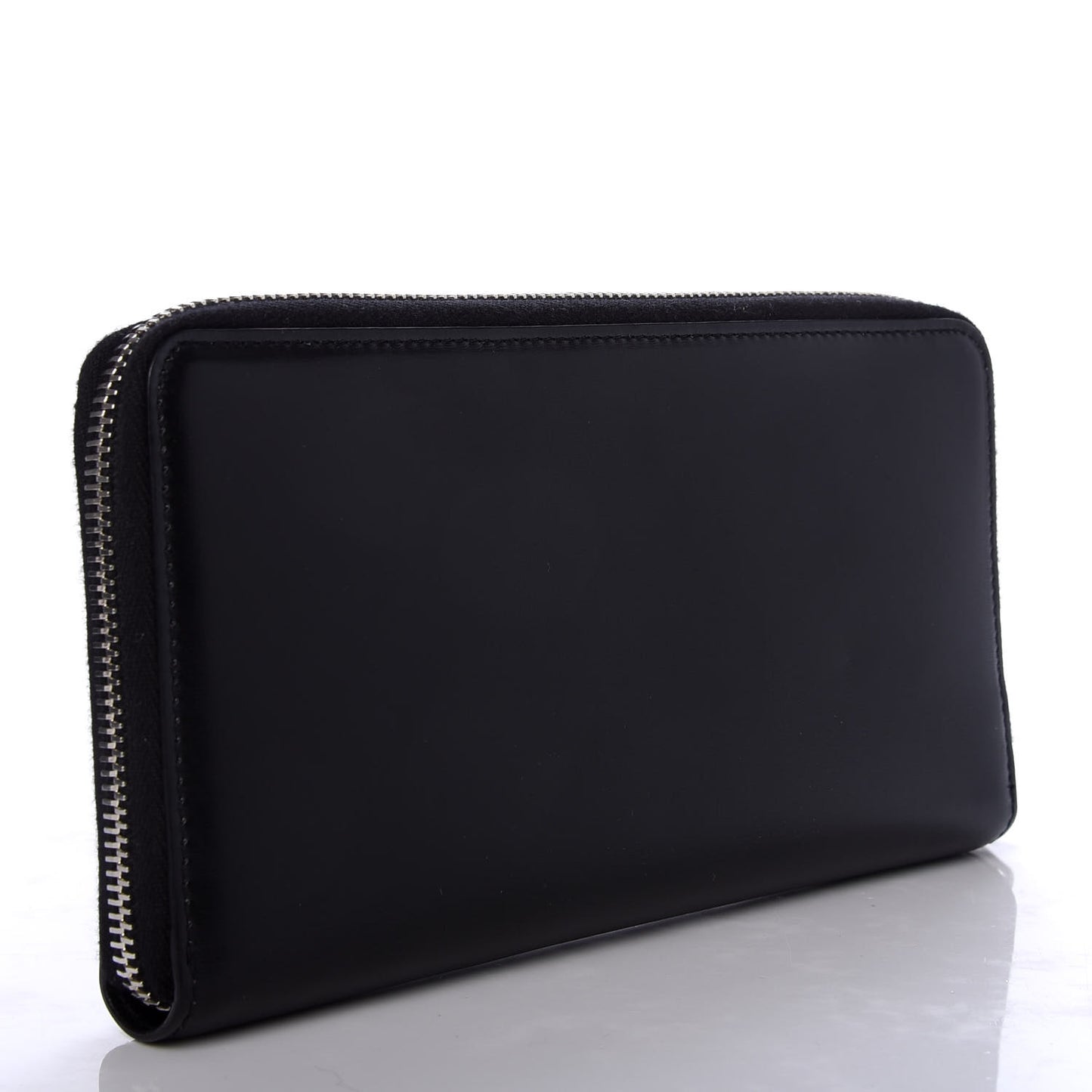 Ultra Calfskin Monogram Mens Zip Around Continental Wallet Black