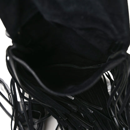 Saint Laurent Lambskin Anita Tassed Crossbody Bag Black 5 of 10