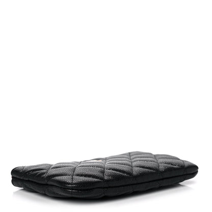 Chanel Caviar Quilted Small Cosmetic Case Black 4 of 11