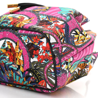 Salvatore Ferragamo Econyl Calfskin Printed Cosmetics Case Multicolor 9 of 9