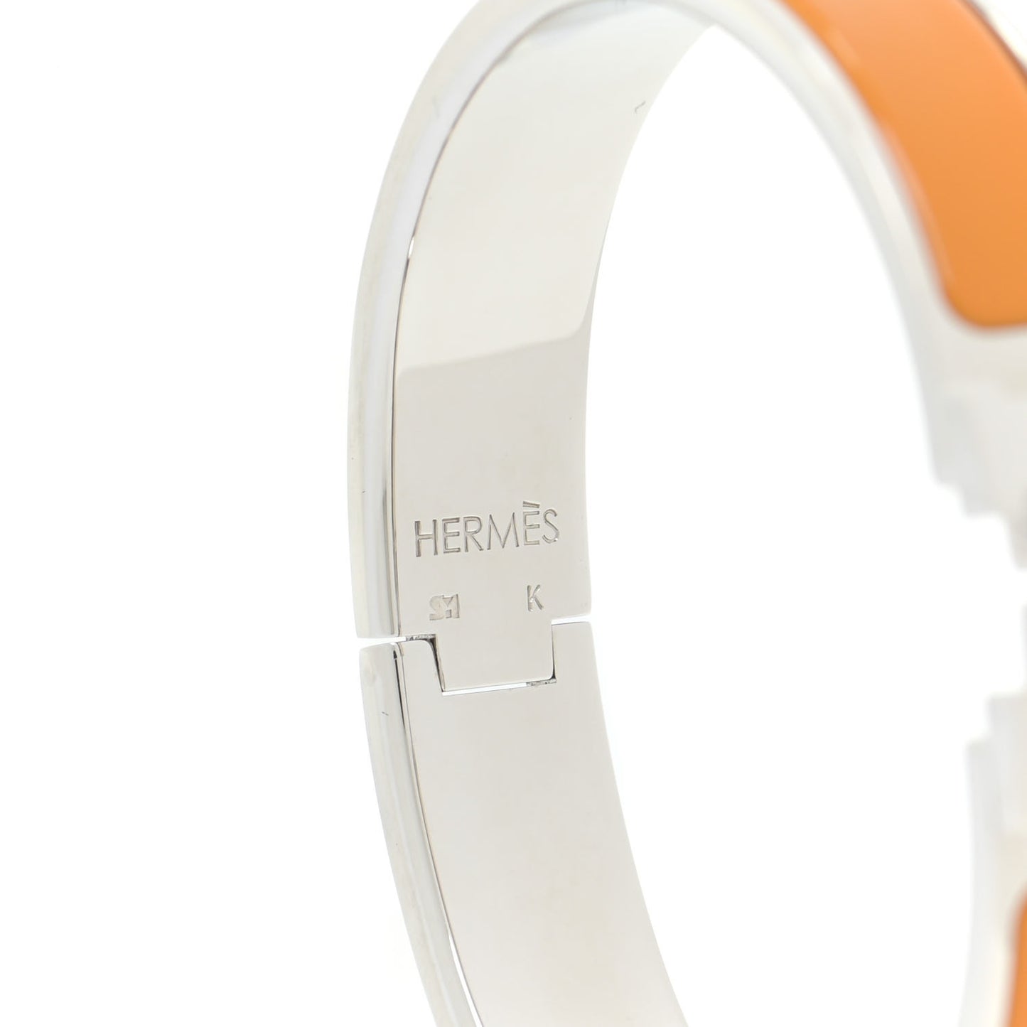 Enamel Narrow Clic Clac H Bracelet PM Curcuma