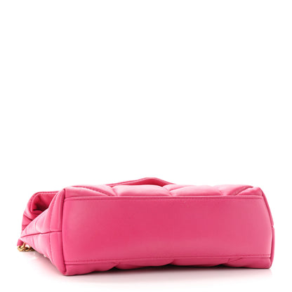 Saint Laurent Lambskin Quilted Toy Loulou Puffer Monogram Chain Satchel Bubblegum 4 of 11