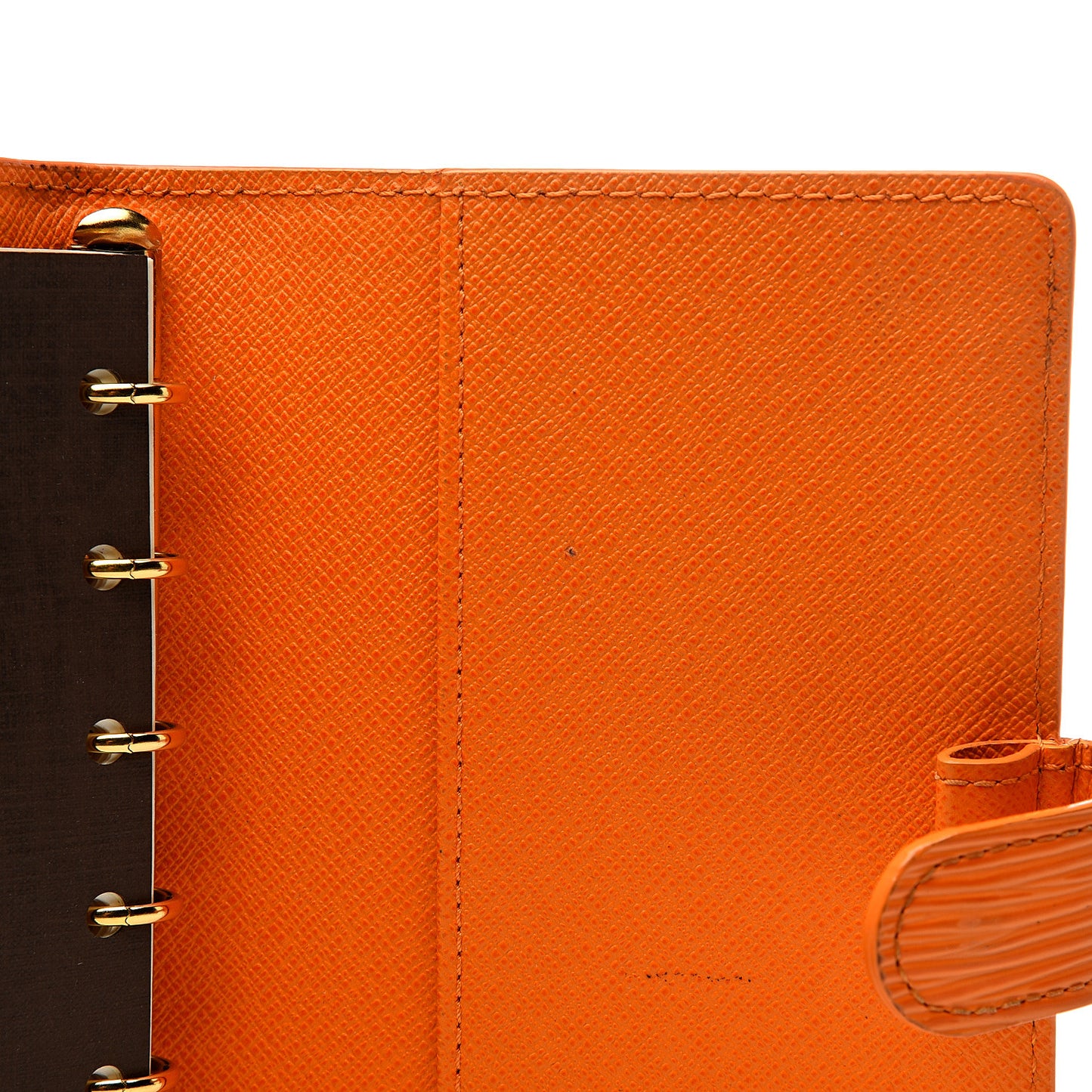 Epi Small Ring Agenda Cover Mandarin