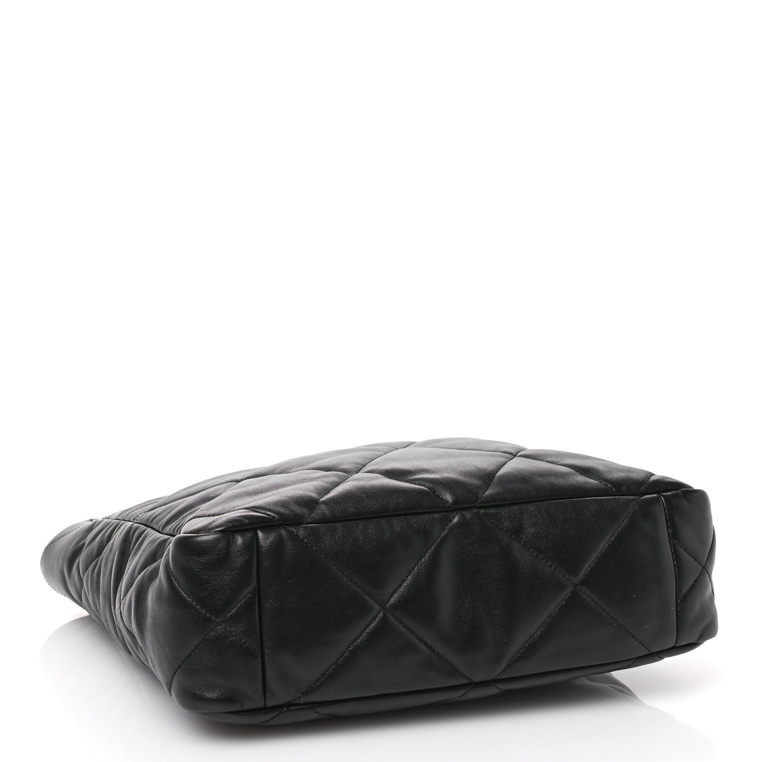 Chanel Lambskin Quilted Chanel 19 Shopping Bag Black 4 of 10